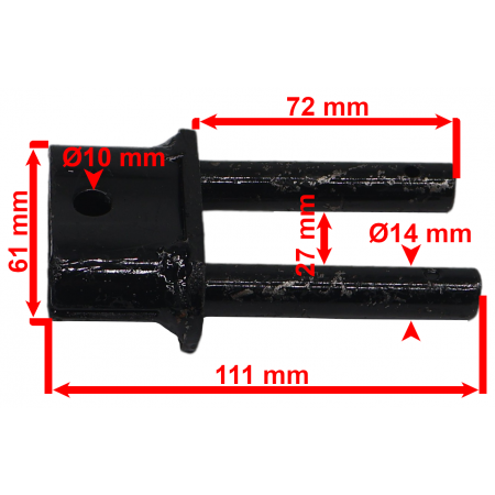 10x ŁĄCZNIK PRĘTA PODNOŚNIKA PODWÓJNEGO KOPACZKA